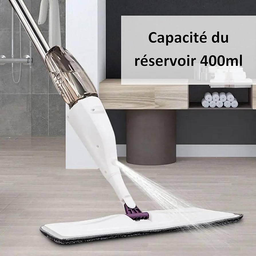 Balai microfibre avec spray
