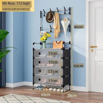 Étagère à chaussures multifonctionnelle