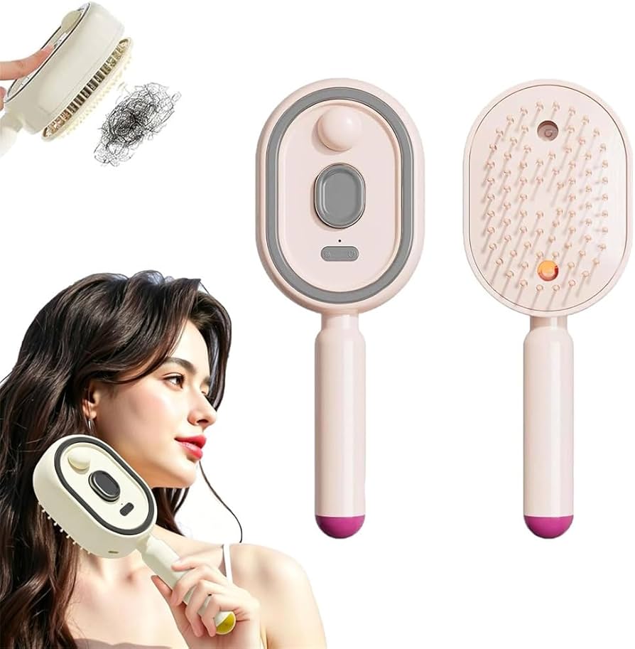 Electric spray retractable air cushion comb //دج3600